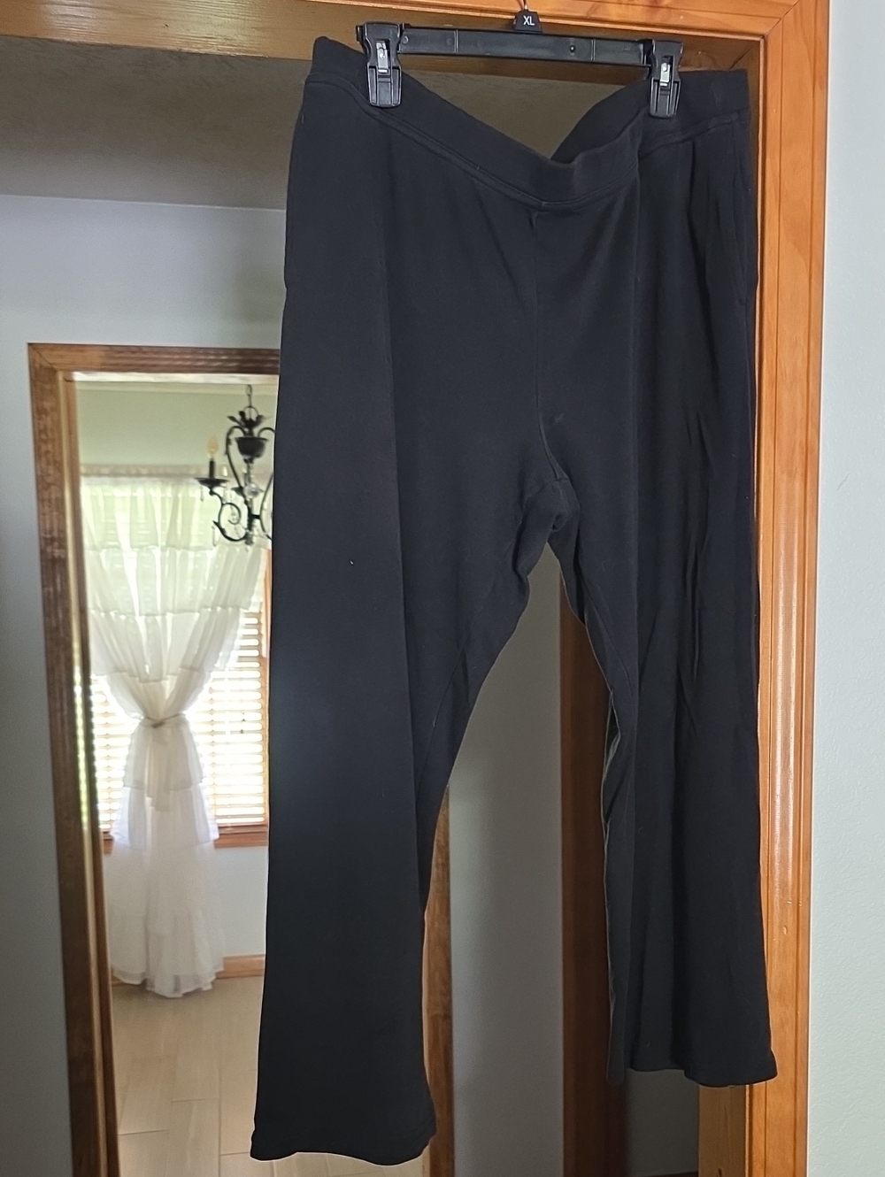 Black Women's Stretch Flare Pants